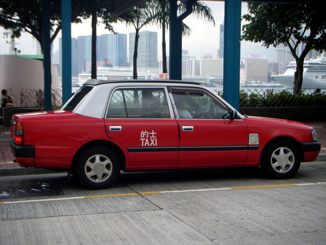 홍콩택시 - automobie; Taxi; Hong Kong; 