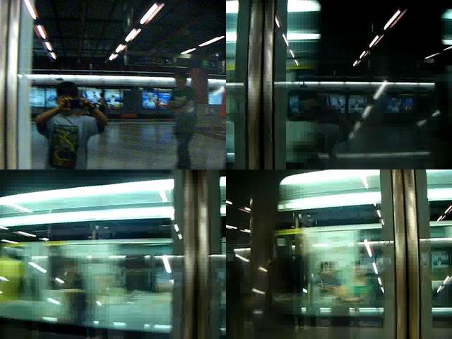 디즈니랜드로 가는 지하철 - 동영상; Video clip; Hong Kong; Disney Land; 