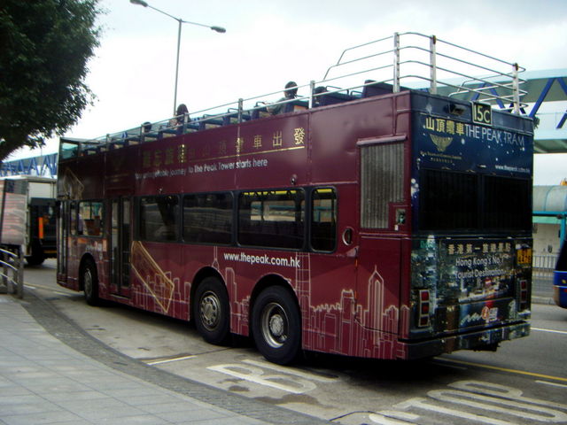 이층버스 - 풍경; double-decker bus; Hong Kong; 
